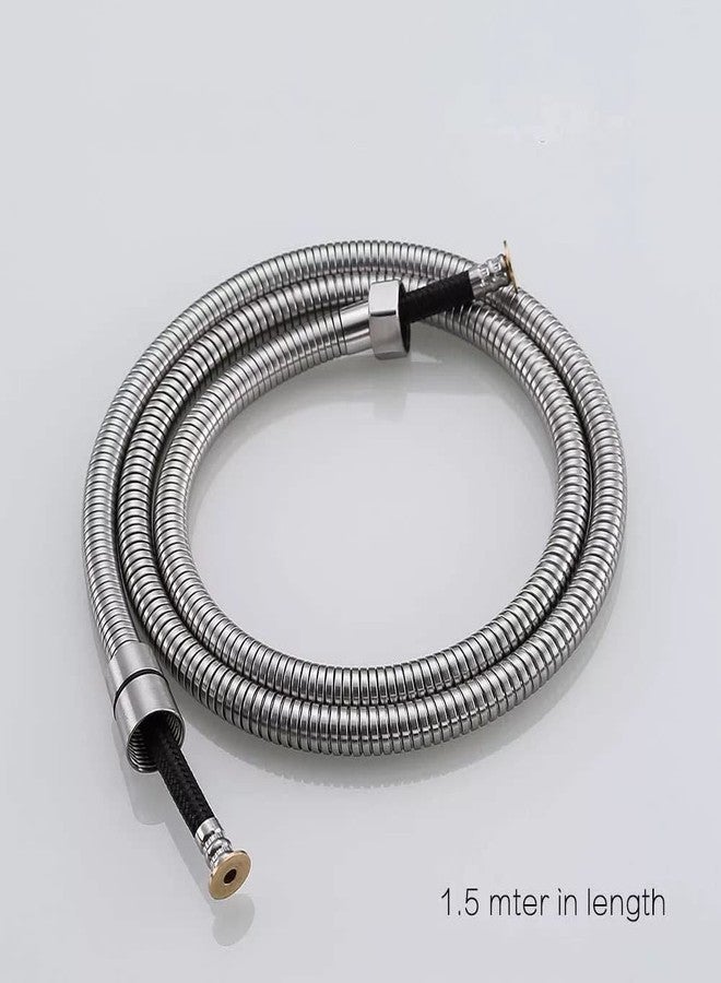 NEXOMS 1.5 Meter SS304 Doublelock Explosion-Proof Flexible Hose Pipe for Handheld Showers and Health Faucets - Image 2
